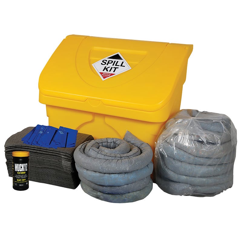 240L General Purpose Spill Kit with Yellow Storage Bin