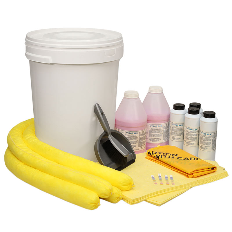 24L Battery Acid Spill Kit - 500 x 500 x 500mm