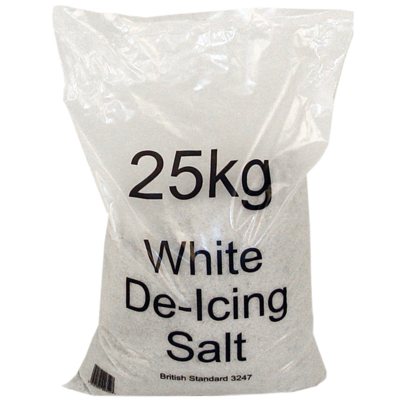 Dry White De-icing Salt - 25kg