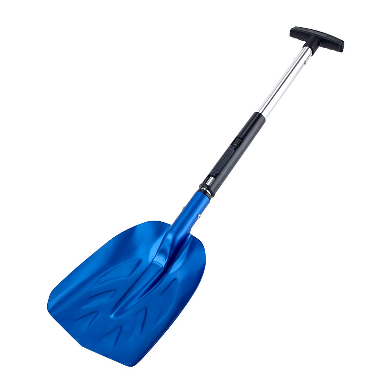 3-in-1 Folding Metal Snow Shovel with Brush
