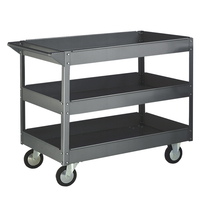 Three Tier Steel  Workshop Trolley - 250kg capacity