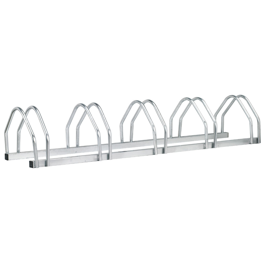 Floor Cycle Rack for 5 Cycles Galvanised