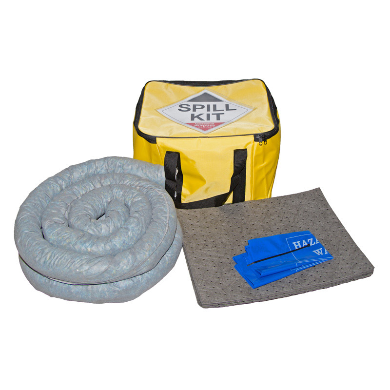 General Purpose 35 Litre Spill Kit in Hi-Vis Yellow Cube Bag
