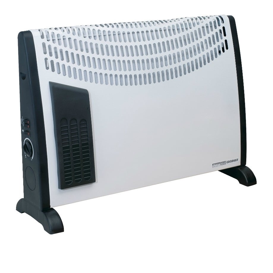 Sealey Convector Heater 2000W With 3 Heat Settings, Thermostat & Turbo Fan