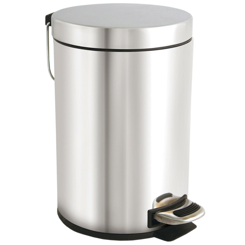3 Litre Stainless Steel Pedal Bin - 270 x 167mm