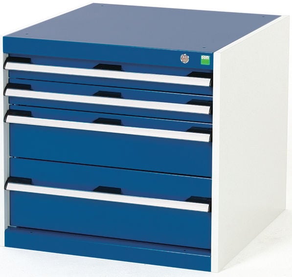 Bott Cubio Suspended 4 Drawer Cabinet for Framework Benches (600mm high)