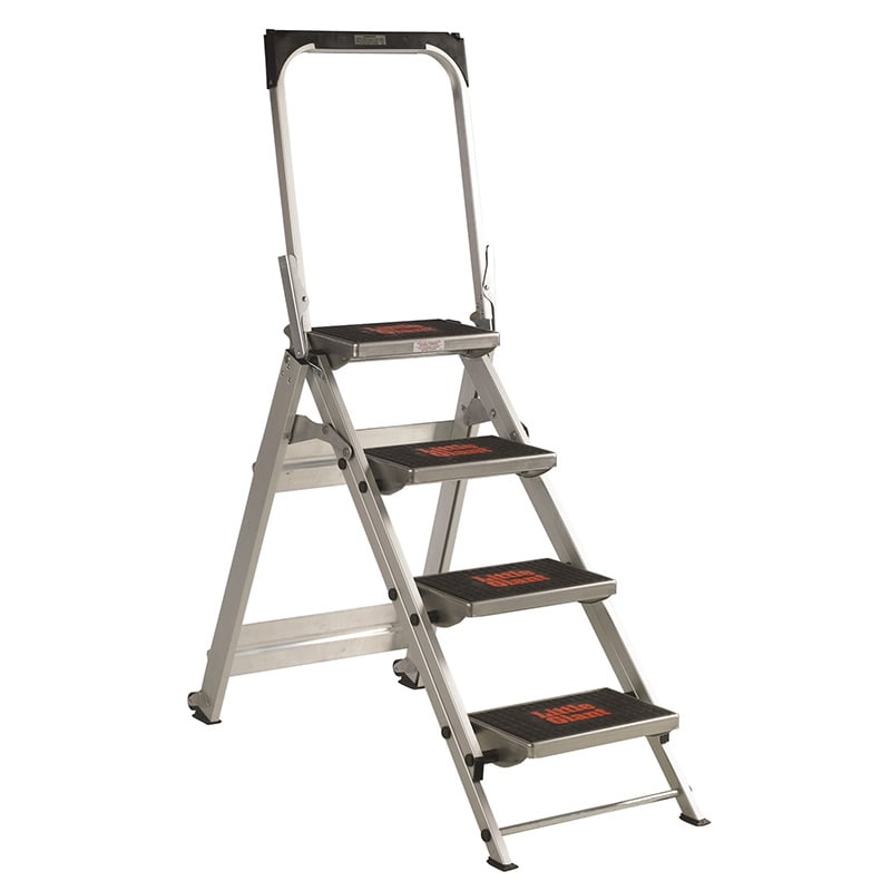 4 Large Tread Little Giant Safety Steps  - 150kg Capacity - 5 Year Guarantee