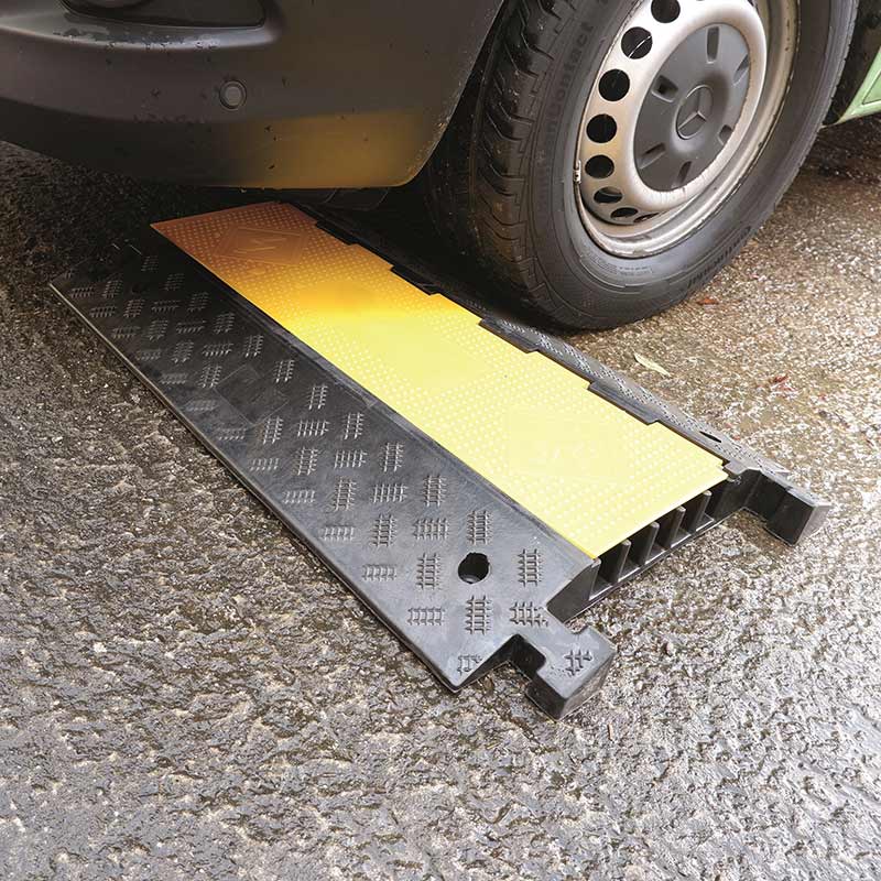 5 Channel Outdoor Cable Protector - 6 Tonne Load Capacity -  80 x 590 x 960mm (H x W x L)