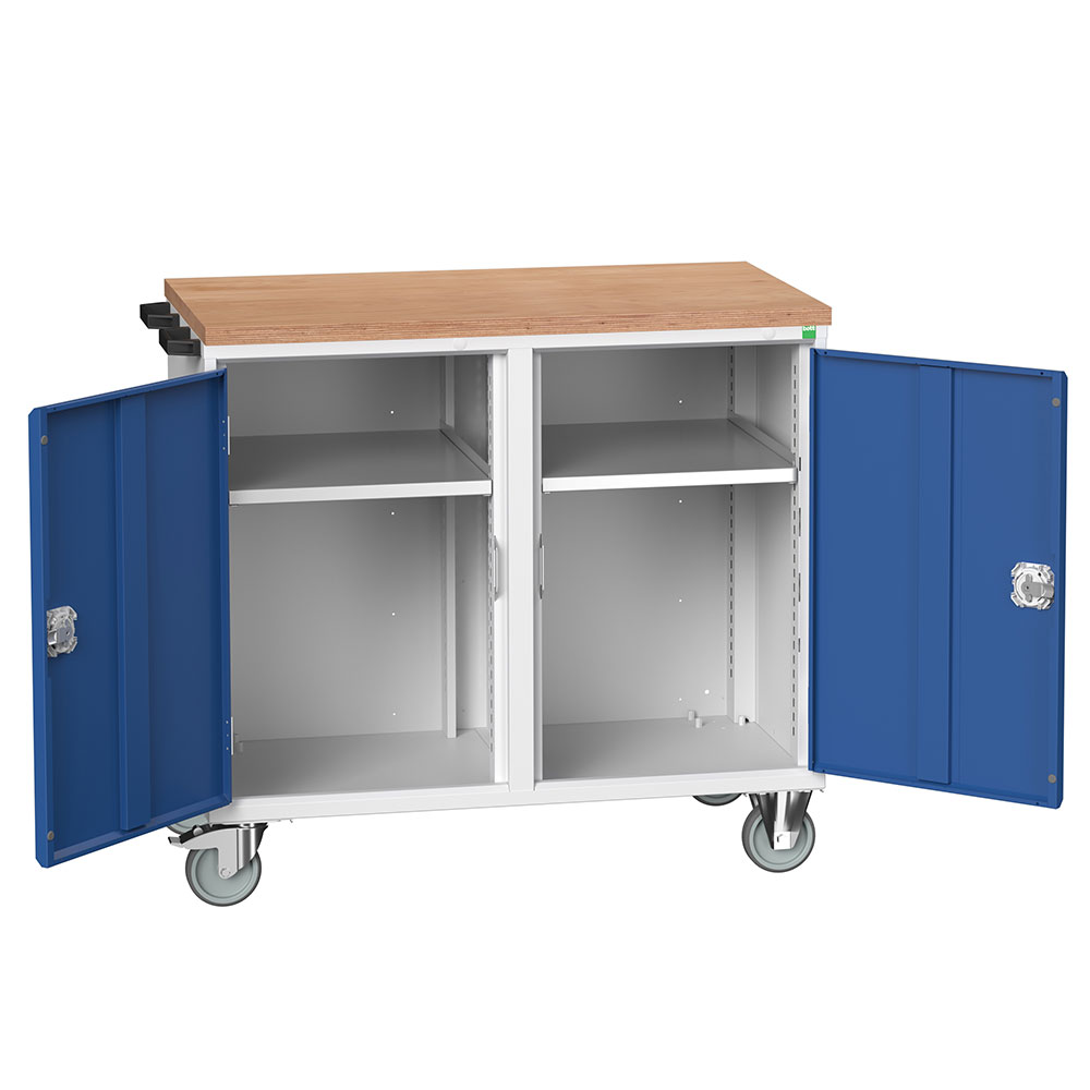 Bott Verso Mobile Maintenance Trolley (2 x cupboards, Multiplex work surface)