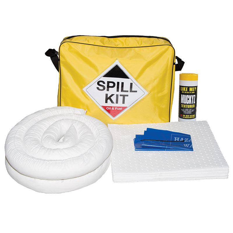 Oil & Fuel 50L Railway Spill Kit in Yellow Shoulder Bag