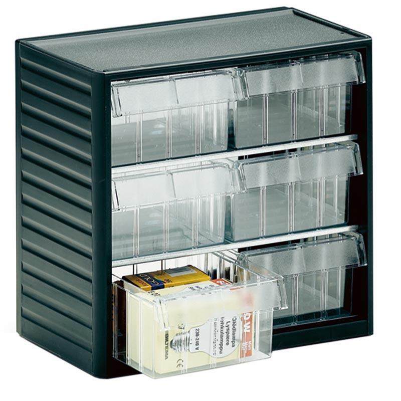 Visible Small Parts Storage Cabinet - 290 Series - 6 Drawers