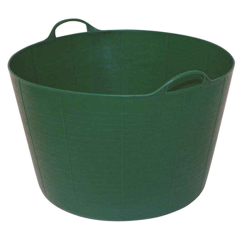 75L Green Plastic Garden Trug Tubtrug Flexi-Tub