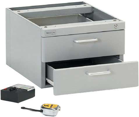 L/D 2 Drawer Cabinets for TP/TPH/WB workbenches 345 high