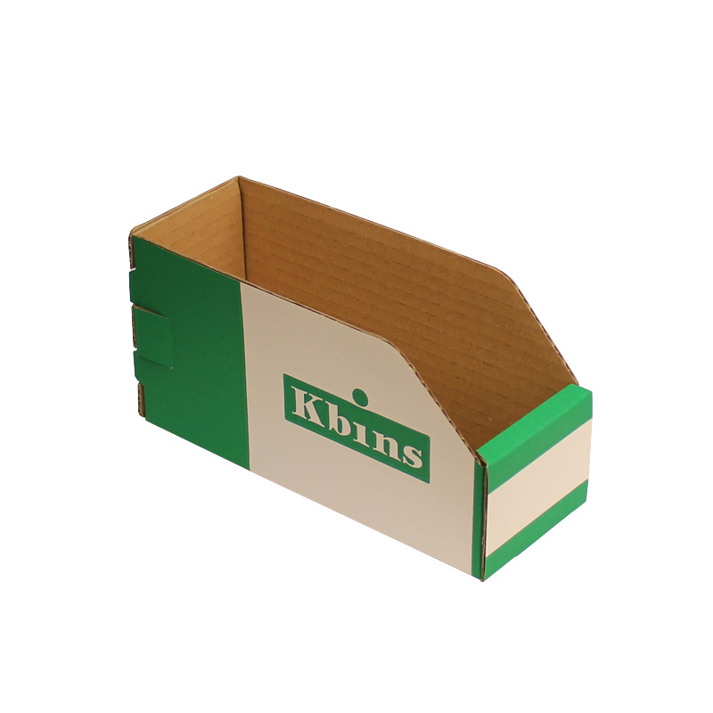 K-Bins - A Range Open Front Fibreboard Shelf Bins - 100 x 75 x 200mm (H x W x D) - Pack of 50