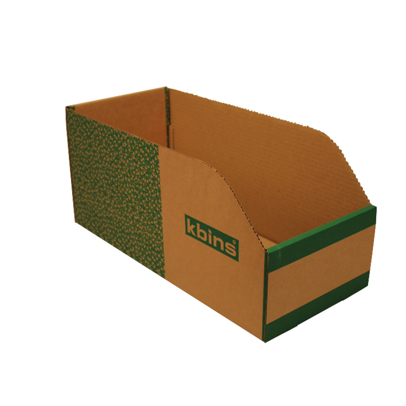 K-Bins B Range Jumbo Fibreboard Shelf Bins - 200 h x 200 w x 450 d - Pack of 25