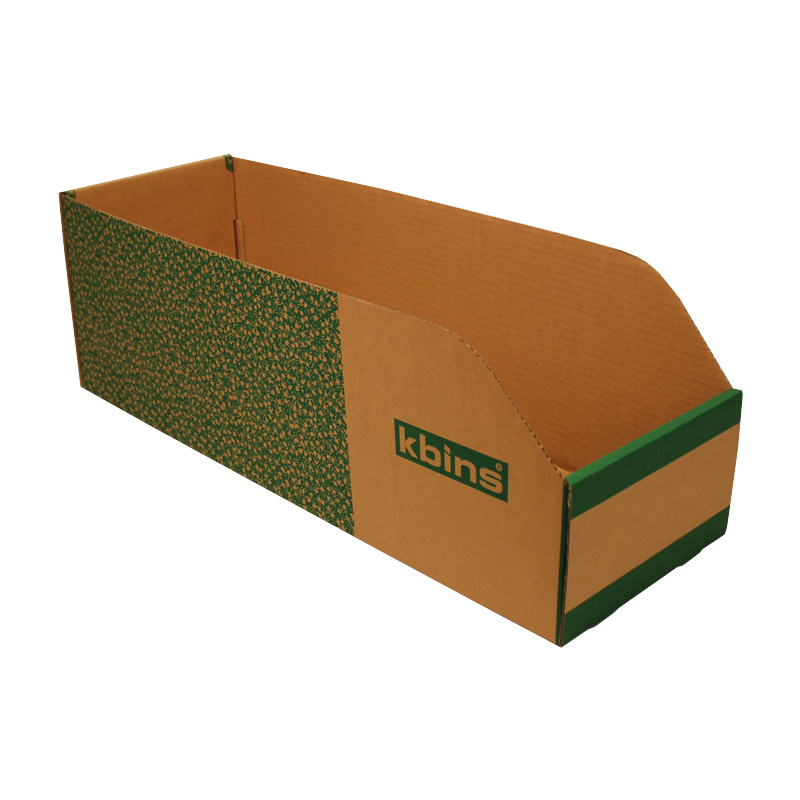 K-Bins B Range Jumbo Fibreboard Shelf Bins - 200 h x 200 w x 600 d - Pack of 25