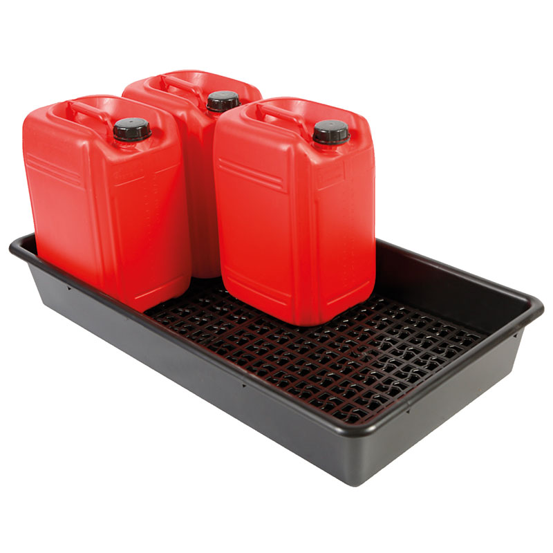 6 Drum Containment Sump - 1000 x 550 x 150 - 60 litre capacity