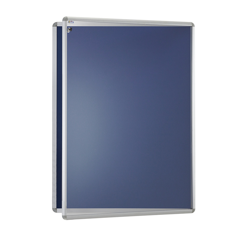 1 door Tamperproof Framed Noticeboard 900mm x 600mm Key Lock