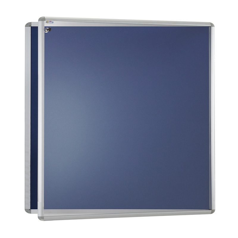 1 door Tamperproof Framed Noticeboard 1200mm x 1200mm Key Lock