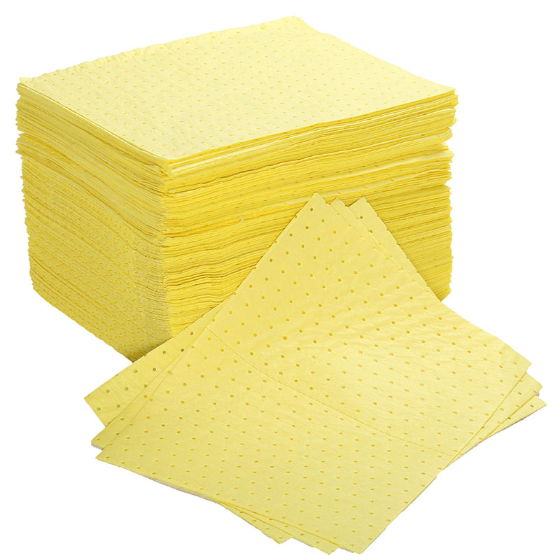 Single Weight Chemical Absorbent Spill Pads pack of 200