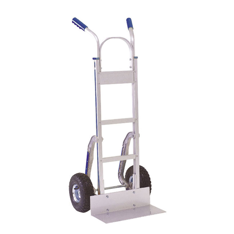 Aluminium Sack Truck - 200kg capacity - Pneumatic Tyres - Rear Stair Skids