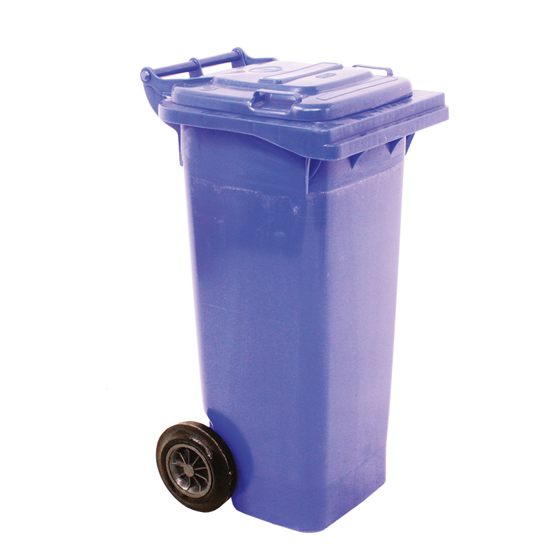 Blue Wheelie Bin - 80 Litre