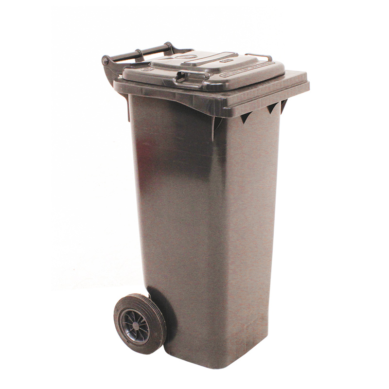 Grey  Wheelie Bin - 80 Litre