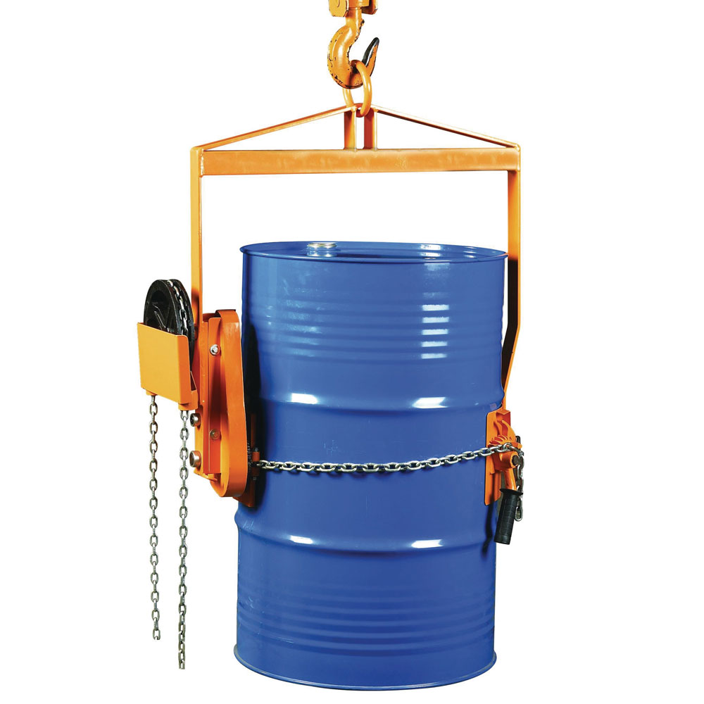Vertical Drum Lifters/Dispensers With Steel Chain