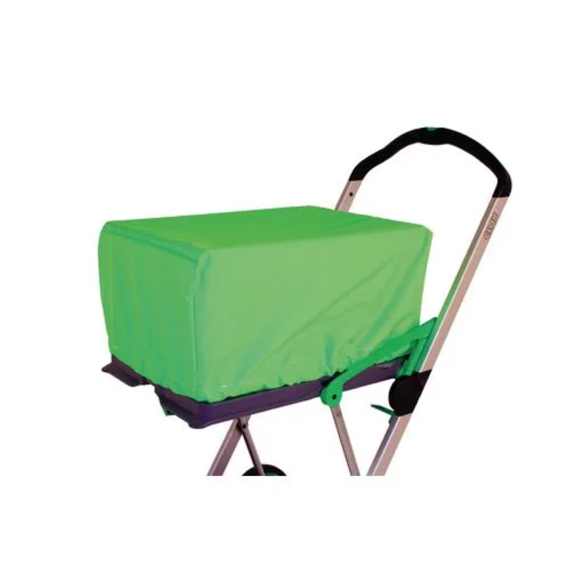 Green PVC Dust/Weather Cover for Clax Trolley Folding Boxes
