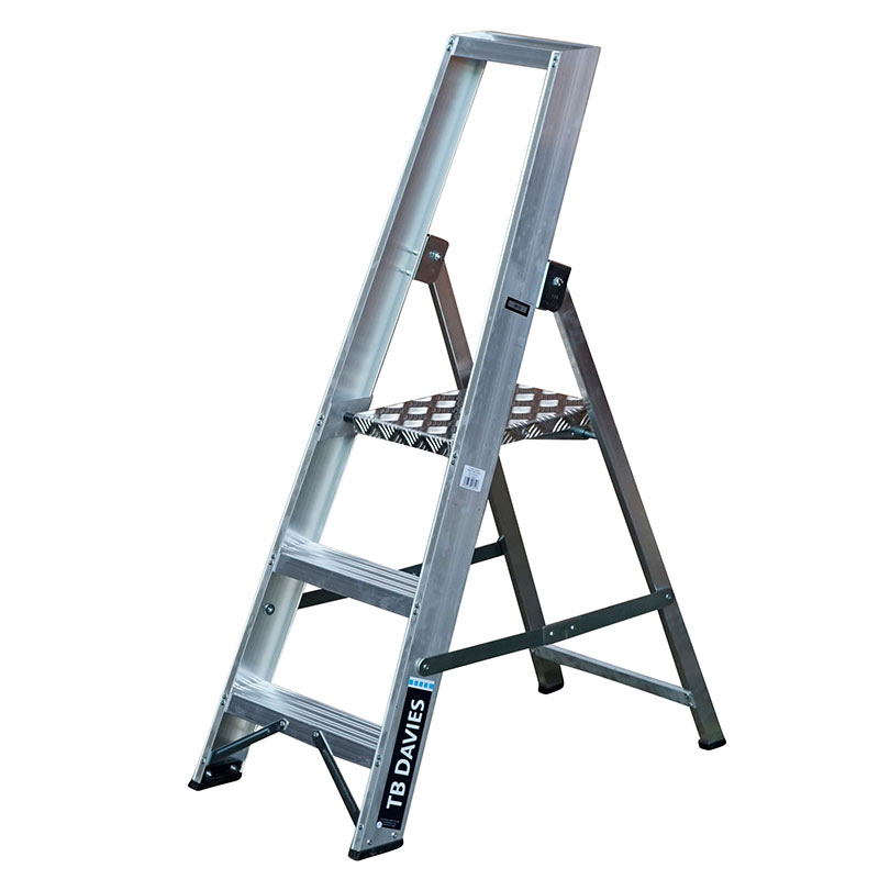 Professional EN131 Platform Step Ladder - 3 Tread- 600mm Platform Height