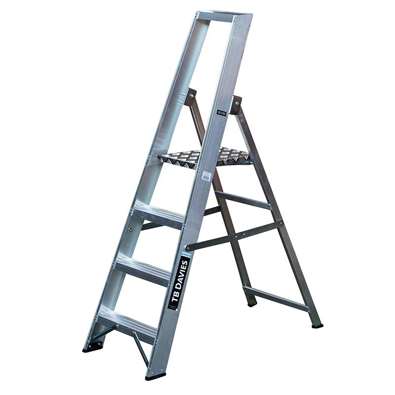 Professional EN131 Platform Step Ladder - 4 Tread - 800mm Platform Height