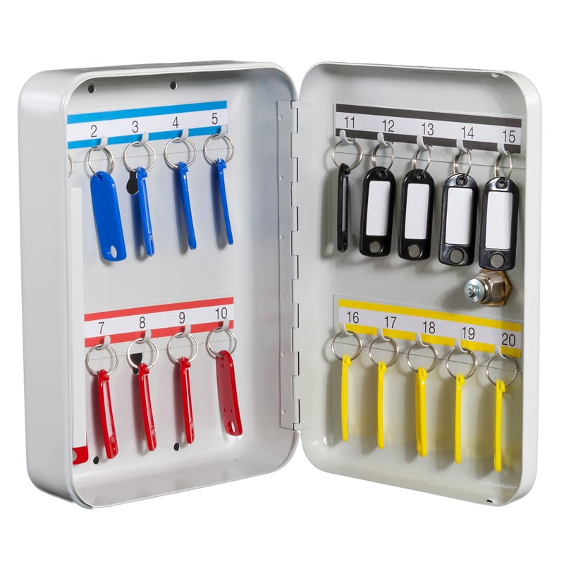 Fixed Hook Key Cabinets 20 key capacity