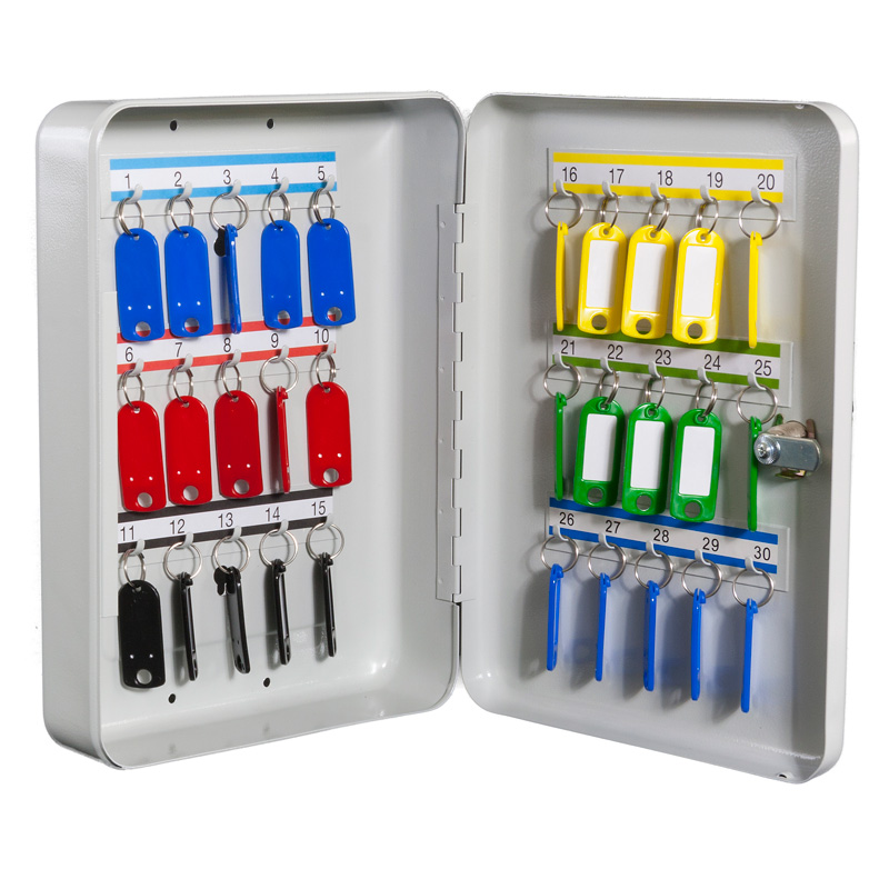 Fixed Hook Key Cabinets 30 key capacity