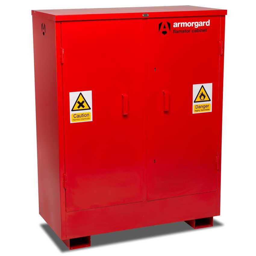 Armorgard FlamStor Hazardous Storage Cabinet - 1555 x 1205 x 580mm - 2 shelves- FSC3