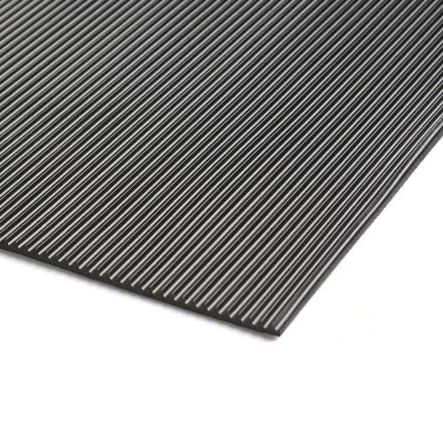 Standard Fine Fluted Rubber Matting - 3mm thick 900mm Wide