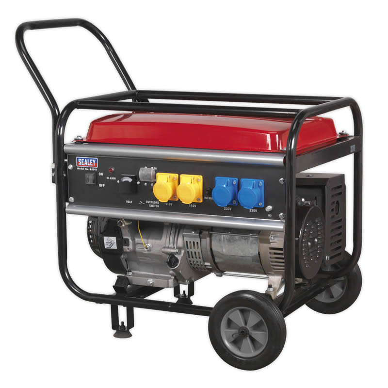 Sealey 5500w 110/230v 4 StrokePetrol Generator