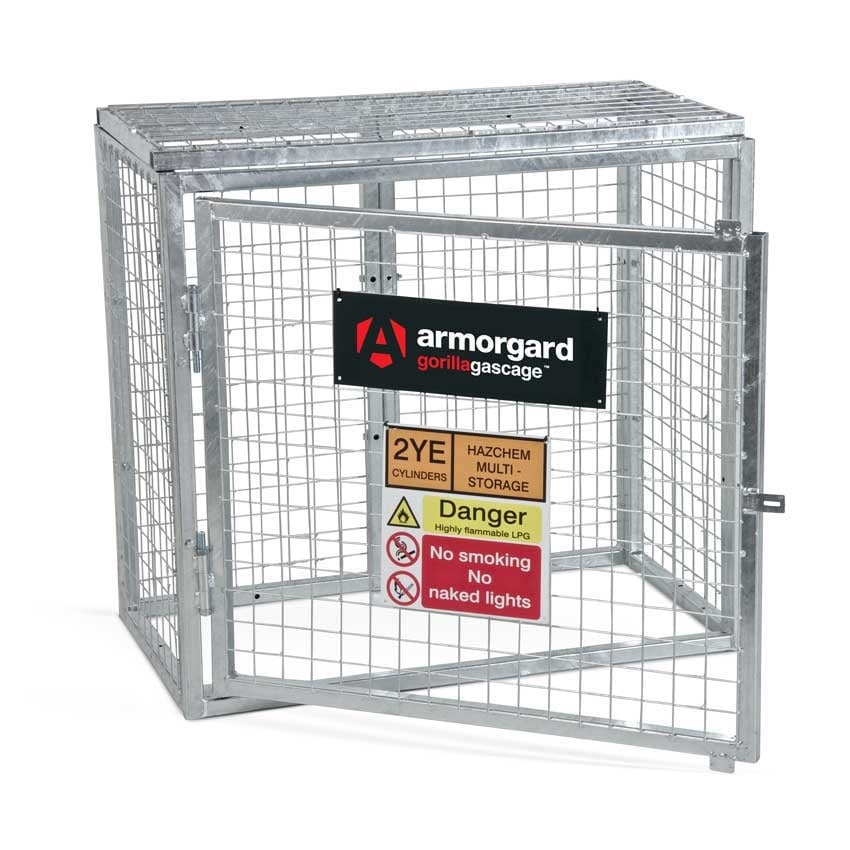 Armorgard Gorilla Gas Cage 1015 x 570 × 935mm - Modular Bolt-together Gas Cage