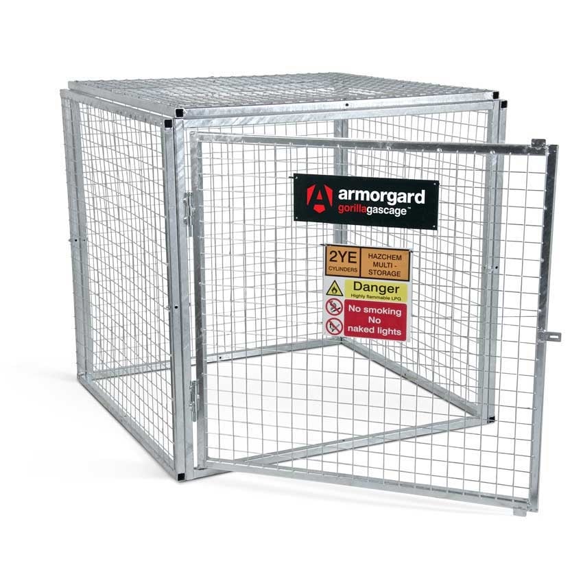 Armorgard Gorilla Gas Cage 1215 x 1270 x 1235mm - Modular Bolt-together