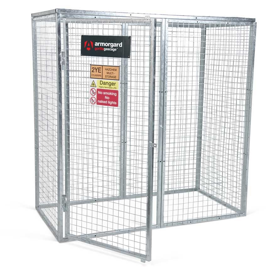 Armorgard Gorilla Gas Cage 1815 x 970 × 1835mm - Modular Bolt-together Gas Cage