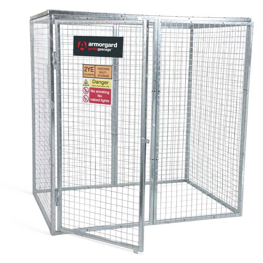 Armorgard Gorilla Gas Cage 1815 x 1270 x 1835, Modular Bolt-together