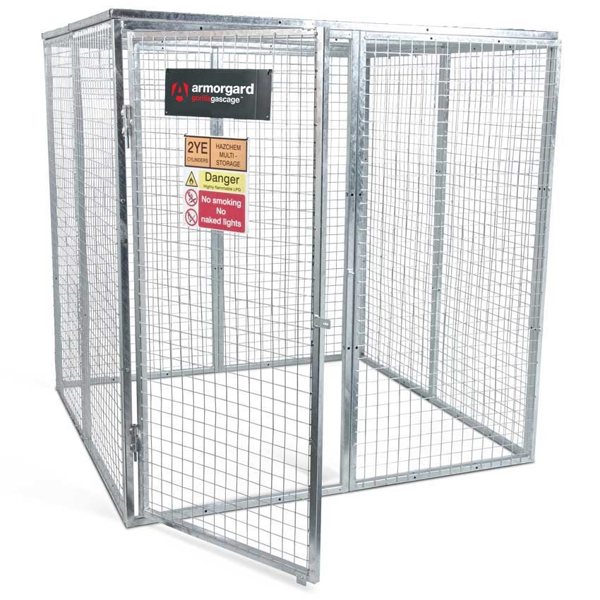 Armorgard Gorilla Gas Cage 1815 x 1880 × 1835mm - Modular Bolt-together Gas Cage