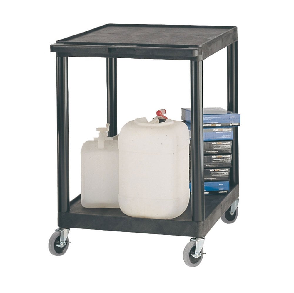 Plastic Multi-purpose 2-Tray Trolley - 890 x 610 x 880mm