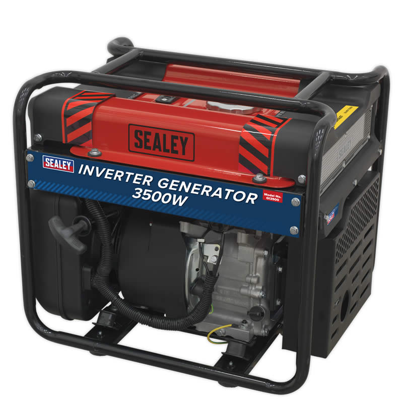 Sealey 3500w 230v 4 Stroke Petrol Inverter Generator