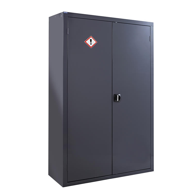 Grey COSHH Cupboard - 1800 x 1200 x 460 - Floor Cupboard