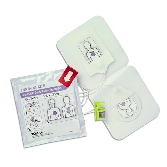 Infant & Child Pedi Padz For Zoll AED Plus Defibrillators