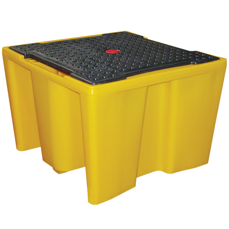 Single IBC Bund Containment Pallet  - 1100 litre / 1500kg capacity