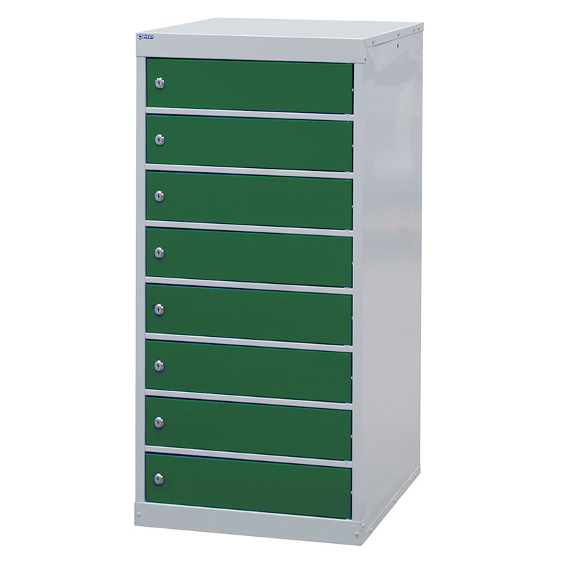 Laptop & Tablet Storage Locker - 1000 x 500 x 500 - 8 Tiers, 8 Doors