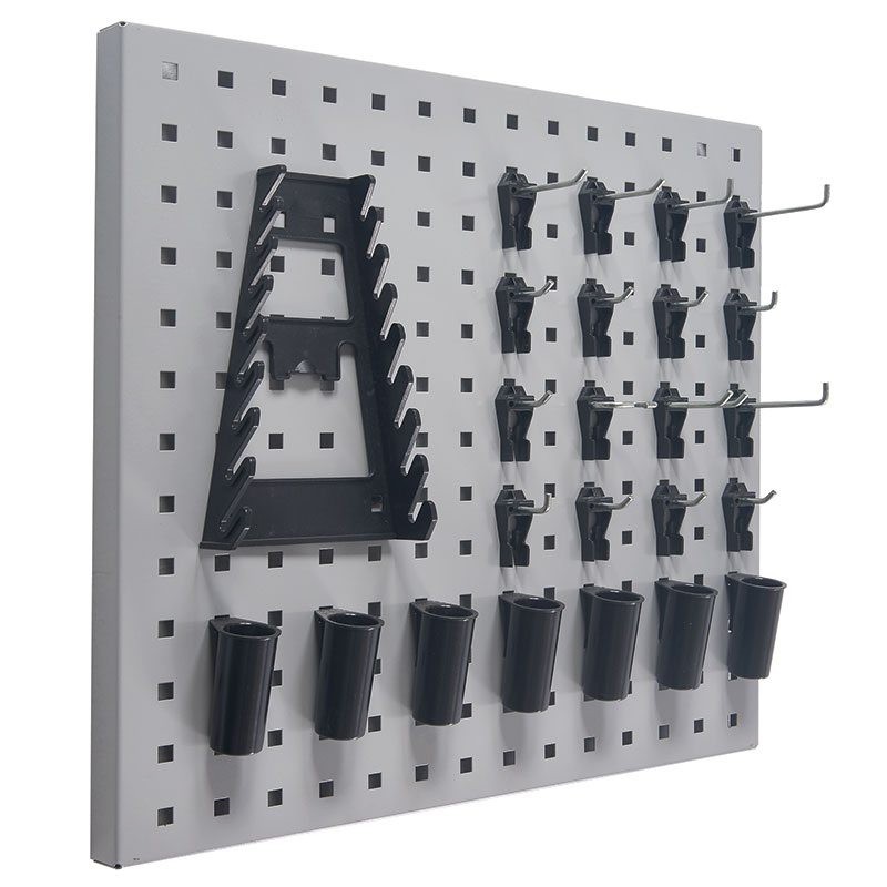 Peg Back Panel to suit 1500mm Binary Bench (Silver) 500mm Panel