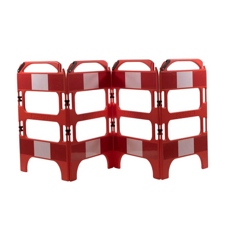 4 Gate Safegate Barrier Set - Red