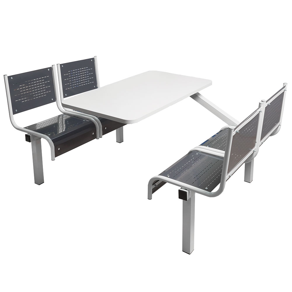 Spectrum 4-Seater Canteen Table & Chairs Furniture Unit